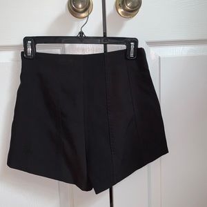 High waisted black shorts worn once